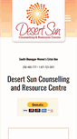 Mobile Screenshot of desertsuncounselling.ca